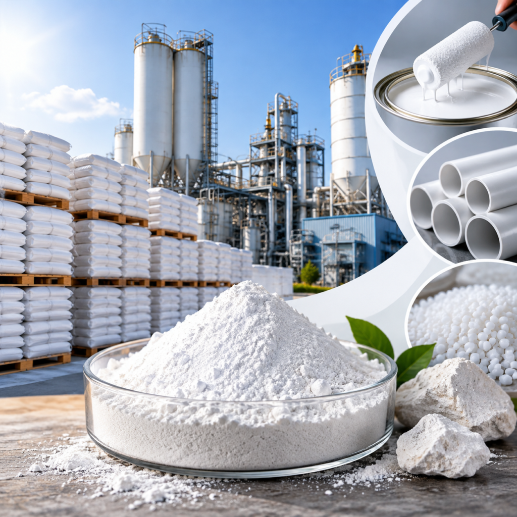 Titanium dioxide powder supply by Bharat Solvent